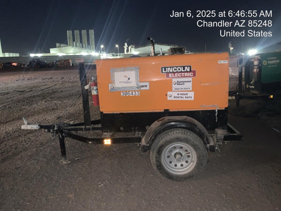 2023 Lincoln Electric LE400 Kubota V1505, Trlr, Cable Rack, Light Kit, ES Decals, T3