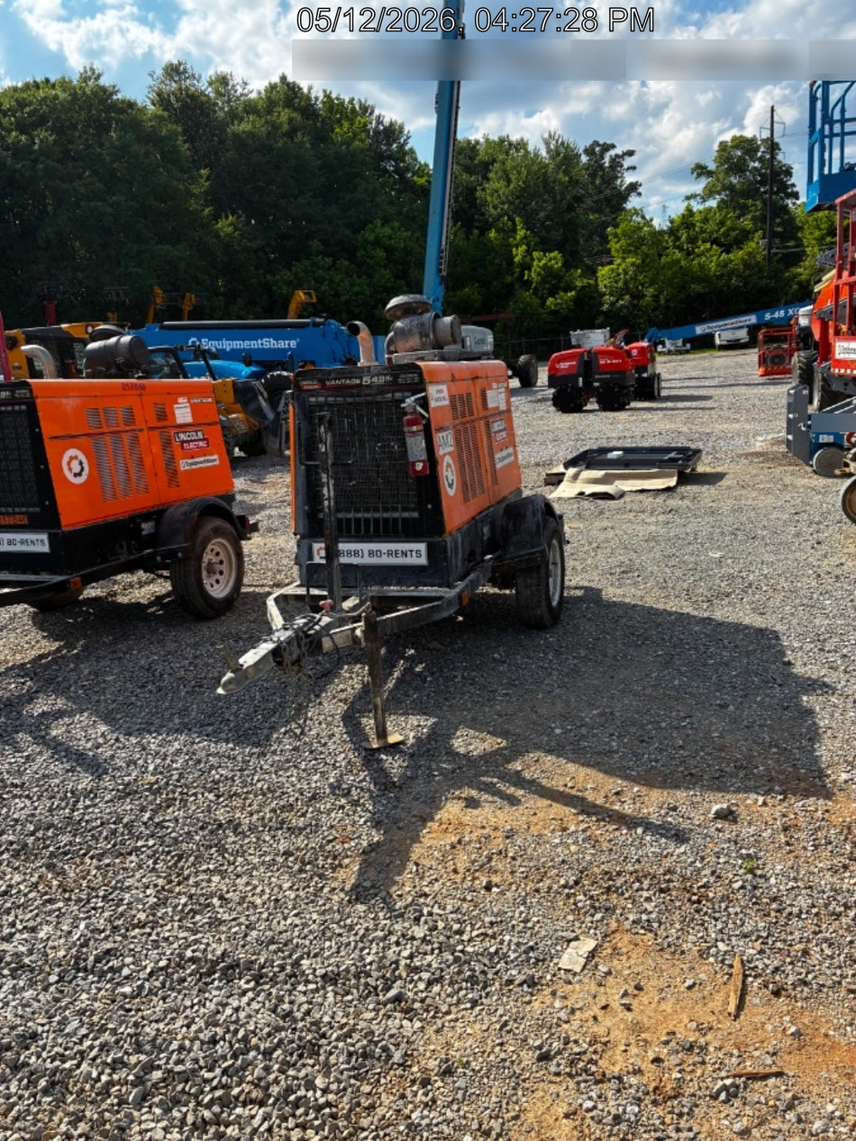 2021 Lincoln Electric Vantage 549X Ready Pak 3, ORANGE (includes trailer, cable rack, fender light kit)