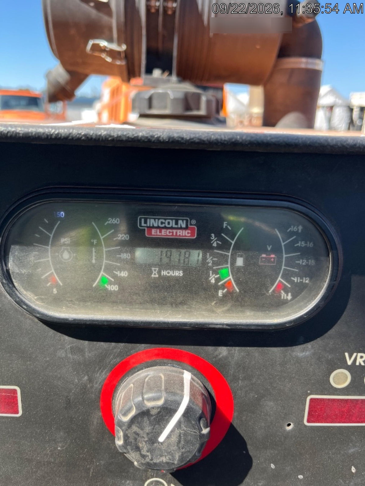 2021 Lincoln Electric Vantage 549X Ready Pak 3, ORANGE (includes trailer, cable rack, fender light kit)