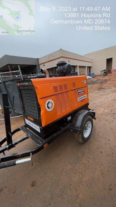 2021 Lincoln Electric Vantage 549X Ready Pak 3, ORANGE (includes trailer, cable rack, fender light kit)