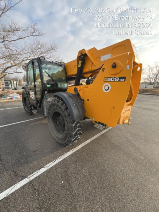 2020 JCB 509-42 Cab/Heat/Air, Solid Tires, Work Lights, Beacon, Aux Hydraulics, Back up Alarm, Lifting Eye, ES Decals