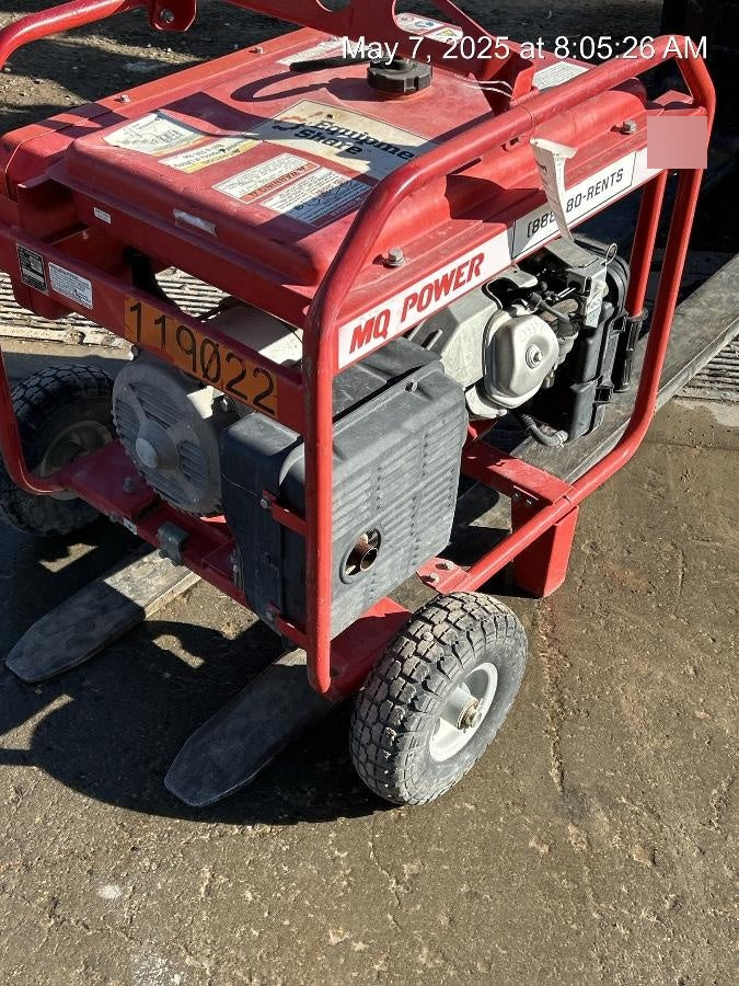 2020 Multiquip GA6HR Gen 6kW Honda GX340 GFCI Wheel Kit