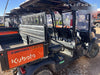 2022 Kubota RTV-X1140W-H Plastic Canopy, Windshield Acrylic Clear, LED Strobe Light, Wire Harness Kit, Back up Alarm
