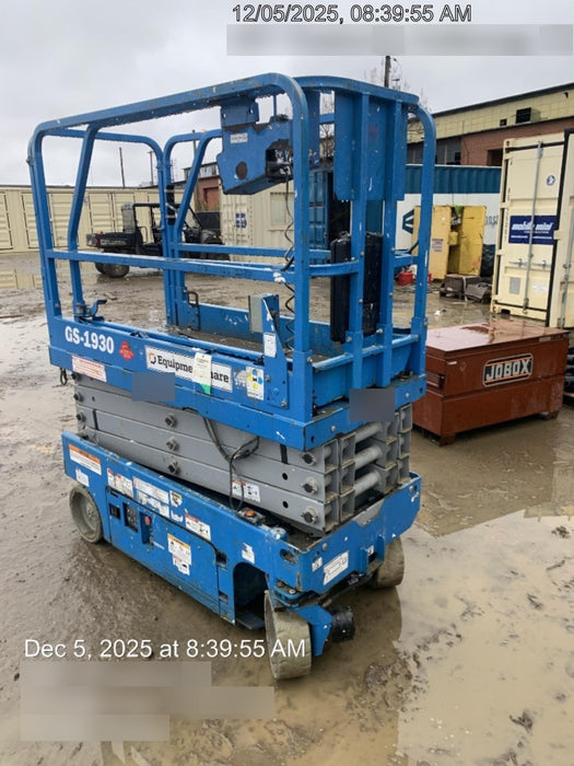 2019 Genie GS-1930 Fixed Rails with Chain Entry