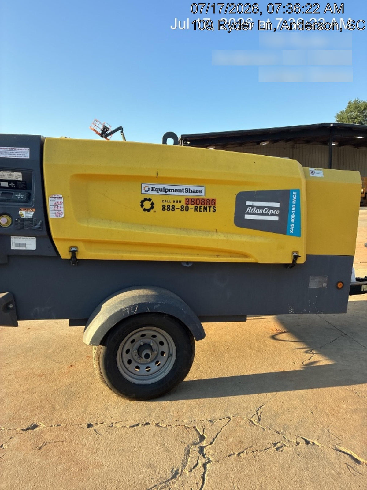 2023 ATLAS COPCO XAS 400-150 PACE