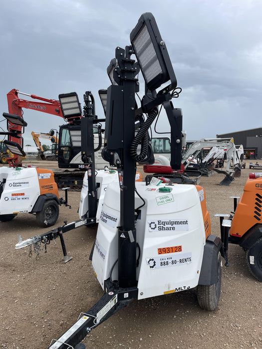 2024 Generac MLT2 Diesel, Flex Switch 120V Input, Powerzone Controller, 
(4) 320W LED Lights, 4kW Generator, 39.9 Gal Fuel Tank, 2" Ball, T3