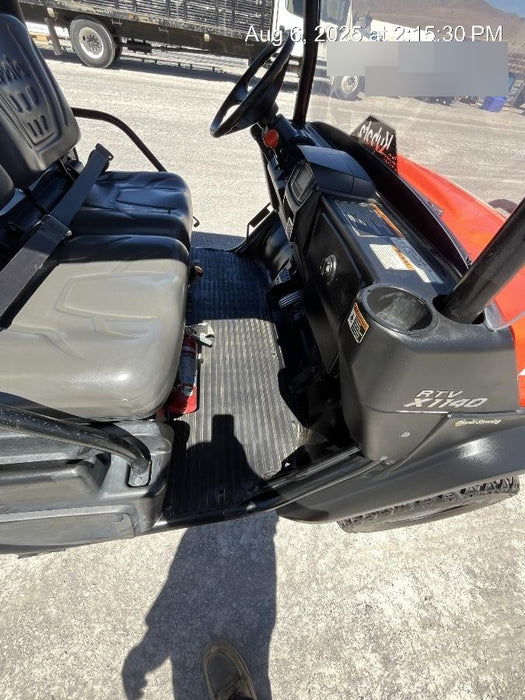 2022 Kubota RTV-X1140W-H Plastic Canopy, Windshield Acrylic Clear, LED Strobe Light, Wire Harness Kit, Back up Alarm