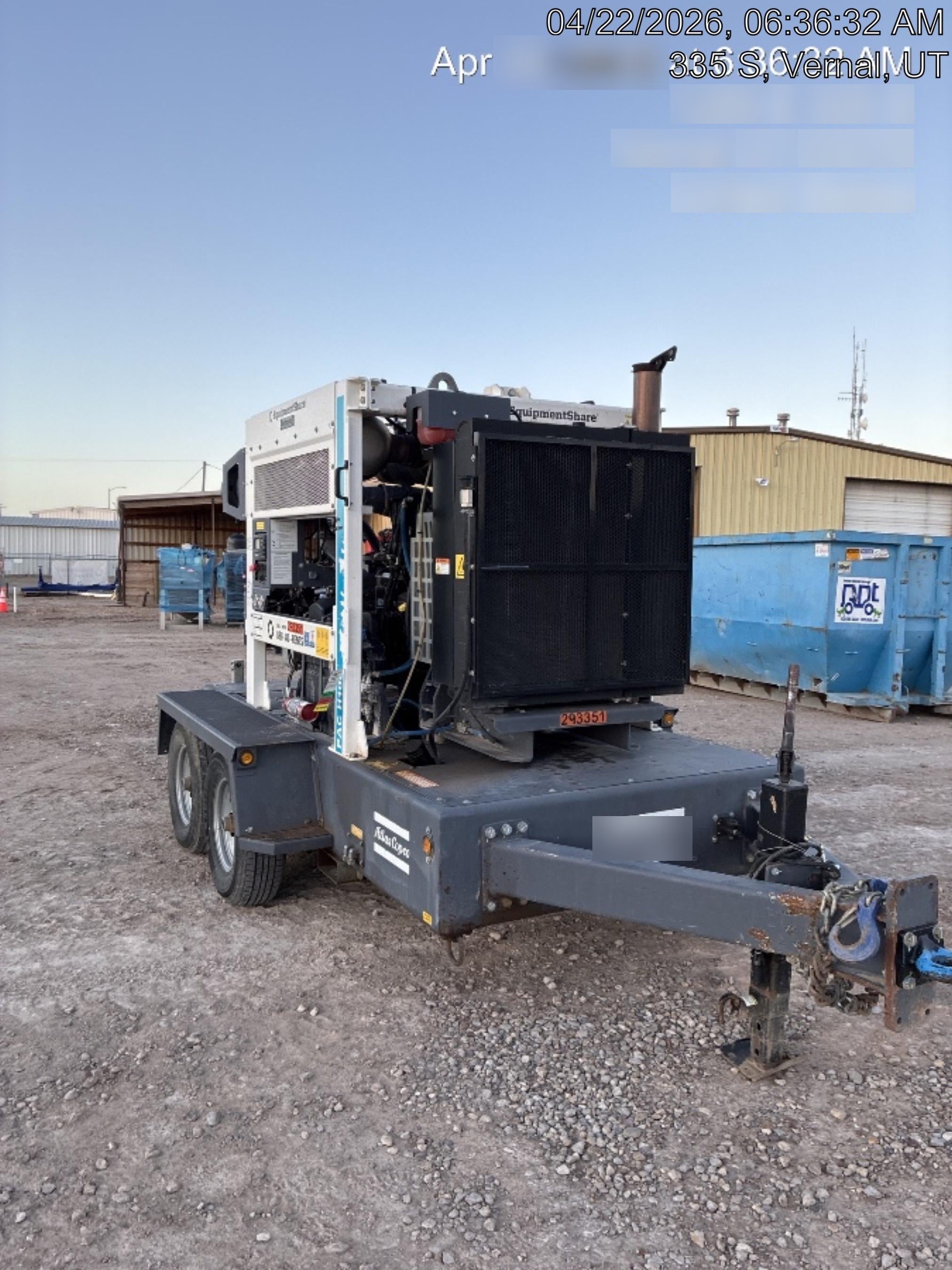 2023 ATLAS COPCO PAC H108 JD