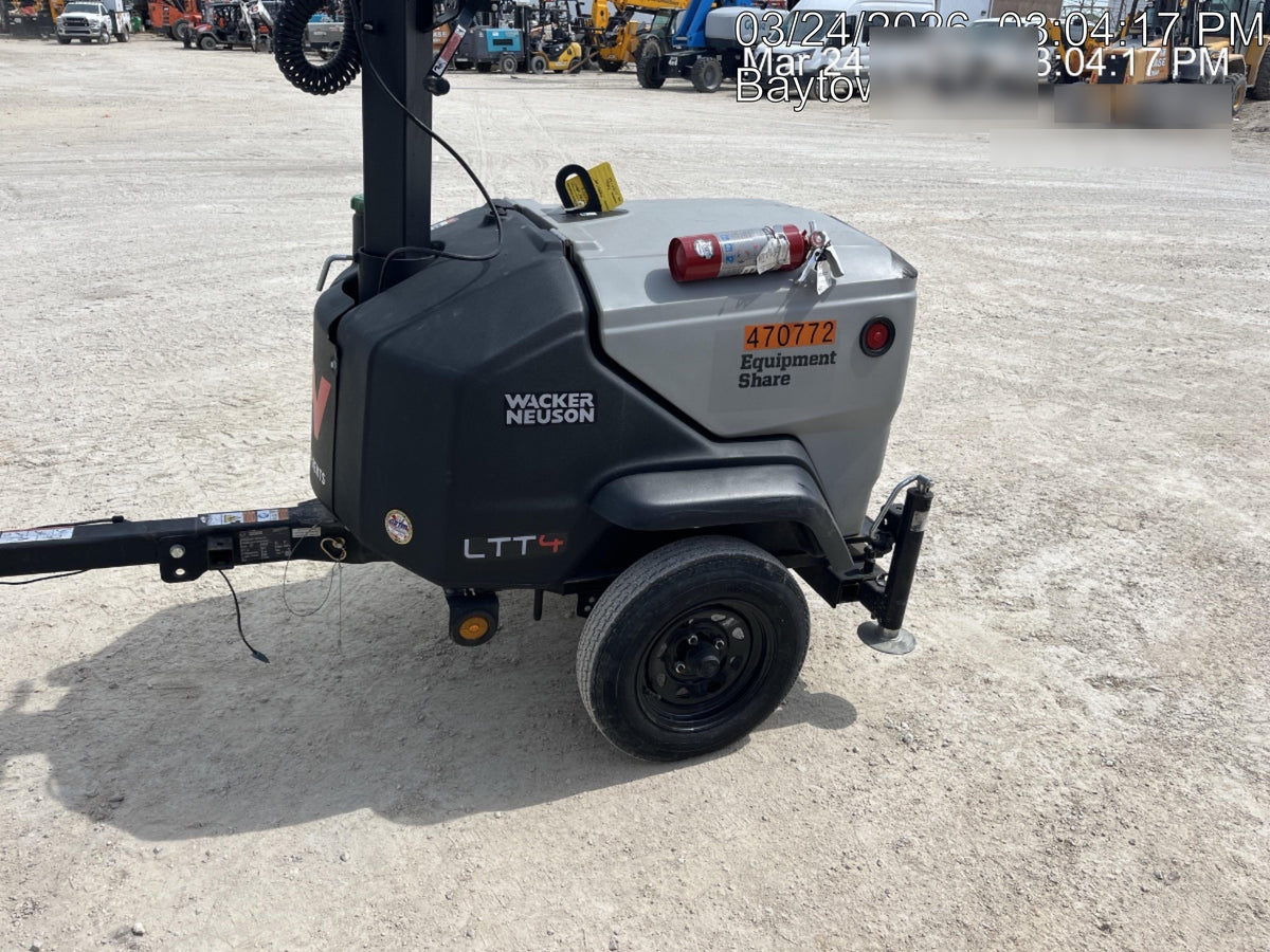 2024 Wacker Neuson LTT4 Diesel, Kohler KDW702, Deep Sea Controller, Auto Start, LED 320W, Bypass Outlet, T3
