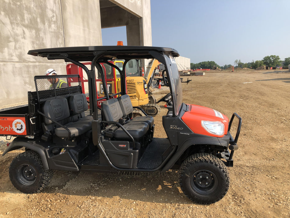2021 Kubota RTV-X1140W-H Plastic Canopy, Windshield Acrylic Clear, LED Strobe Light, Wire Harness Kit, Back up Alarm