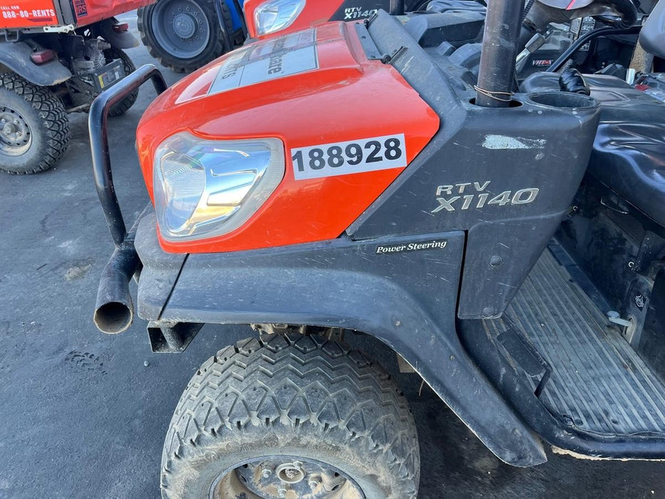 Kubota RTV-X1140W-H Plastic Canopy, Windshield Acrylic Clear, LED Strobe Light, Wire Harness Kit, Back up Alarm