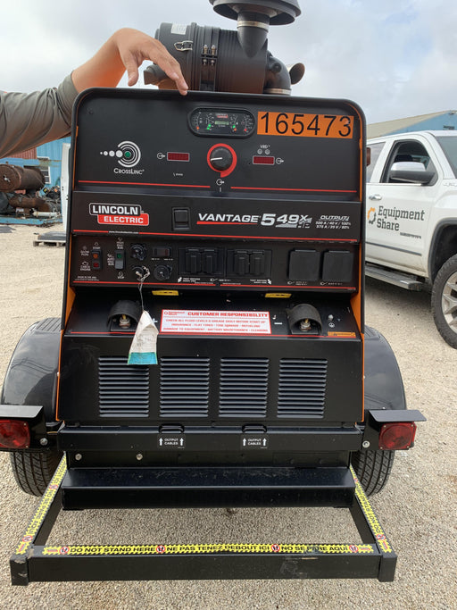 2021 Lincoln Electric Vantage 549X Ready Pak 3, ORANGE (includes trailer, cable rack, fender light kit)