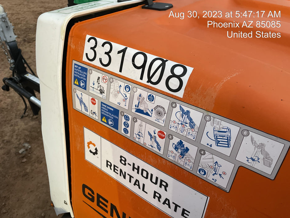 2023 Generac MLT2 Diesel, Flex Switch 120V Input, Powerzone Controller, (4) 320W LED Lights, 4kW Generator, 39.9 Gal Fuel Tank, 2" Ball, T3