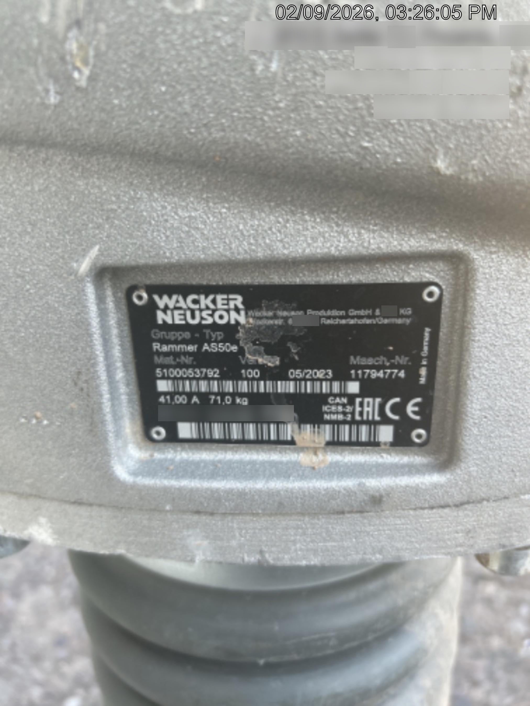 2024 WACKER NEUSON AS50E