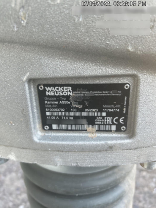 2024 WACKER NEUSON AS50E