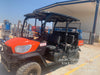 Kubota RTV-X1140W-H Canopy, 4-Seater, Diesel, Windshield Acrylic Clear, LED Strobe, Backup Alarm