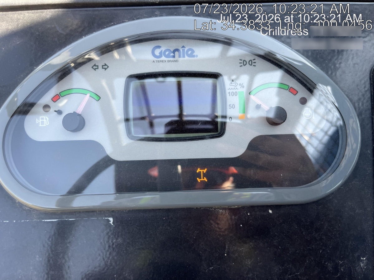 2018 Genie GTH-636 Genie GTH-636 w/Open ROPS, Solid Tires, Work Light/Beacon, 48" Carriage and Forks