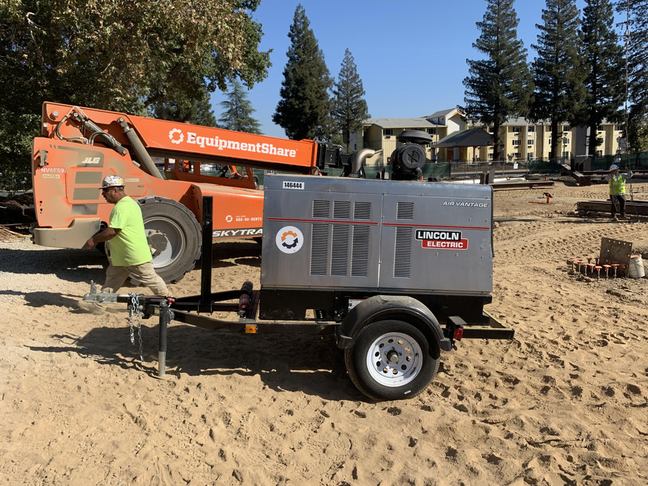 2021 Lincoln Electric Air Vantage 566 Air Vantage 566X Ready Pak 3 (includes trailer, cable rack, fender light kit); no telematics