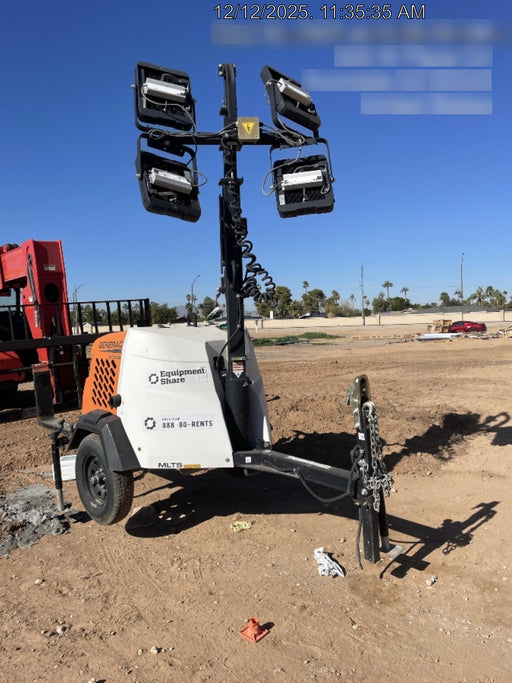 2024 Generac MLT2 Diesel, Flex Switch 120V Input, Powerzone Controller, 
(4) 320W LED Lights, 4kW Generator, 39.9 Gal Fuel Tank, 2" Ball, T3