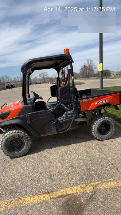 2019 Kubota RTV-XG850WL-H 4wd Utility Cart, Gas, 2 Seat, LED Strobe, Windshield Tempered Glass, Plastic Canopy, Wire Harness Kit, Backup Alarm