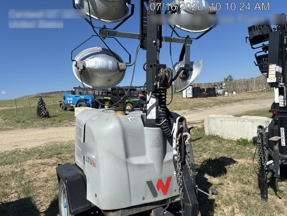 2019 Wacker Neuson LTV6L-MH Wacker Neuson LTV6L Mobile Light Tower w/Fuel Level Sensor Installed