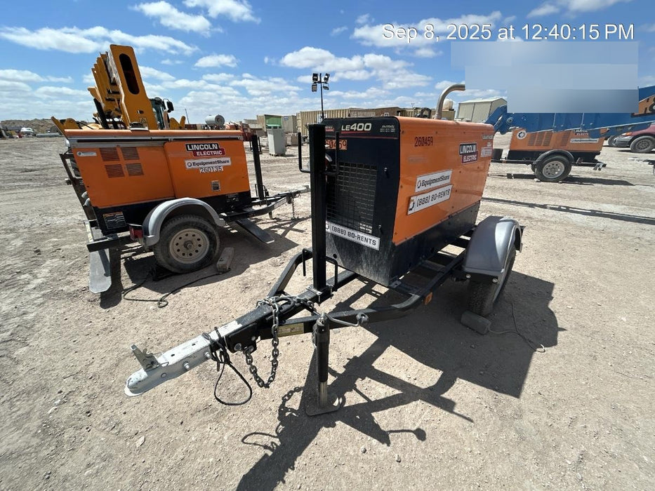 2022 Lincoln Electric LE400 Kubota V1505, Trlr, Cable Rack, Light Kit, ES Decals, T3