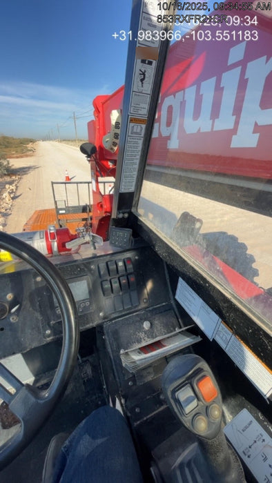 2019 Manitou MTA6034 Canopy, LED Work Lights, Solid Tires, Beacon, Auxiliary Hydraulics 48" Carriage and 48" Forks