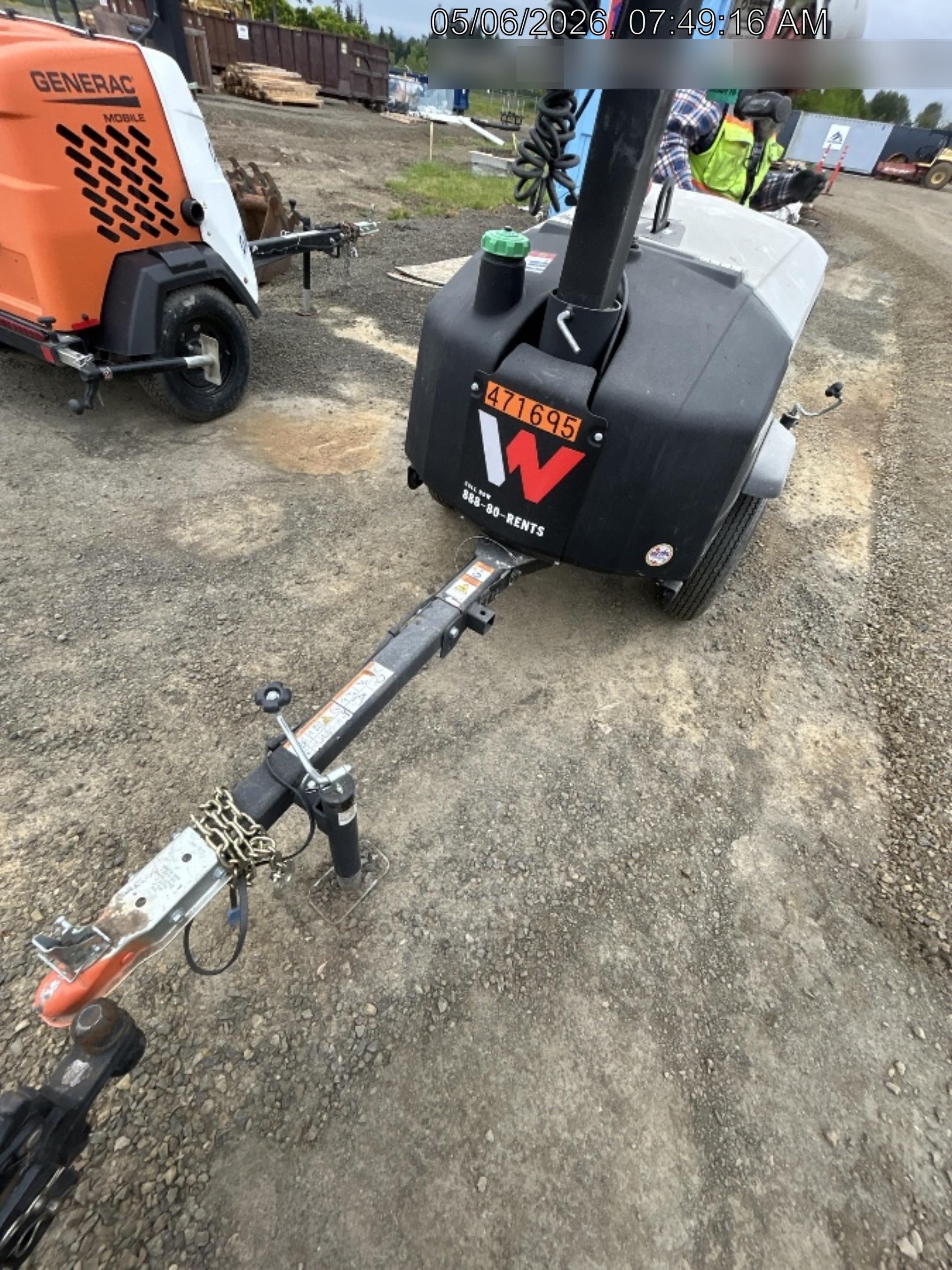 2024 Wacker Neuson LTT4 Diesel, Kohler KDW702, Deep Sea Controller, Auto Start, LED 320W, Bypass Outlet, T3