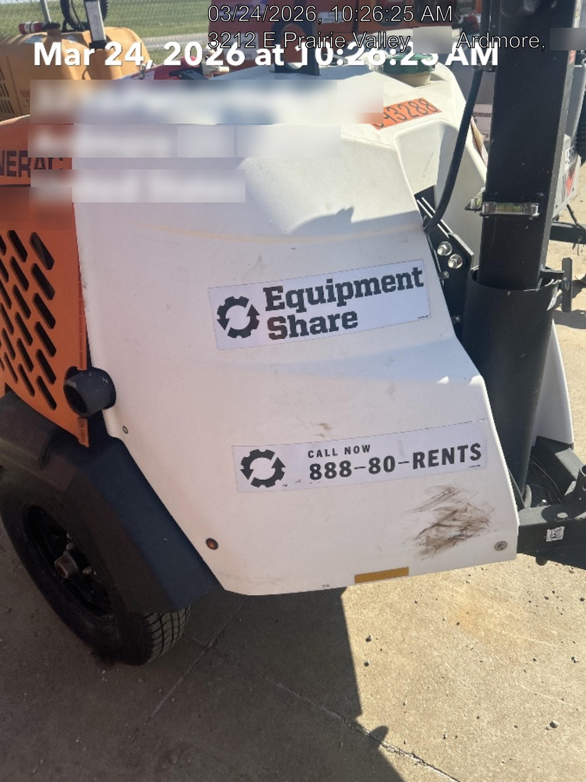 2024 Generac MLT2 Diesel, Flex Switch 120V Input, Powerzone Controller, 
(4) 320W LED Lights, 4kW Generator, 39.9 Gal Fuel Tank, 2" Ball, T3