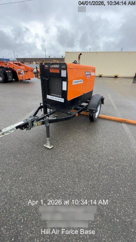 2022 Lincoln Electric LE400 Kubota V1505, Trlr, Cable Rack, Light Kit, ES Decals, T3