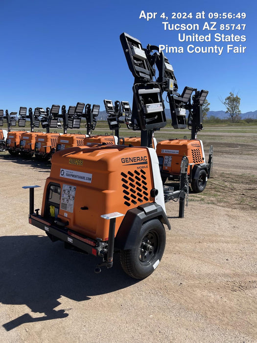 2024 Generac MLT2 Diesel, Flex Switch 120V Input, Powerzone Controller, 
(4) 320W LED Lights, 4kW Generator, 39.9 Gal Fuel Tank, 2" Ball, T3