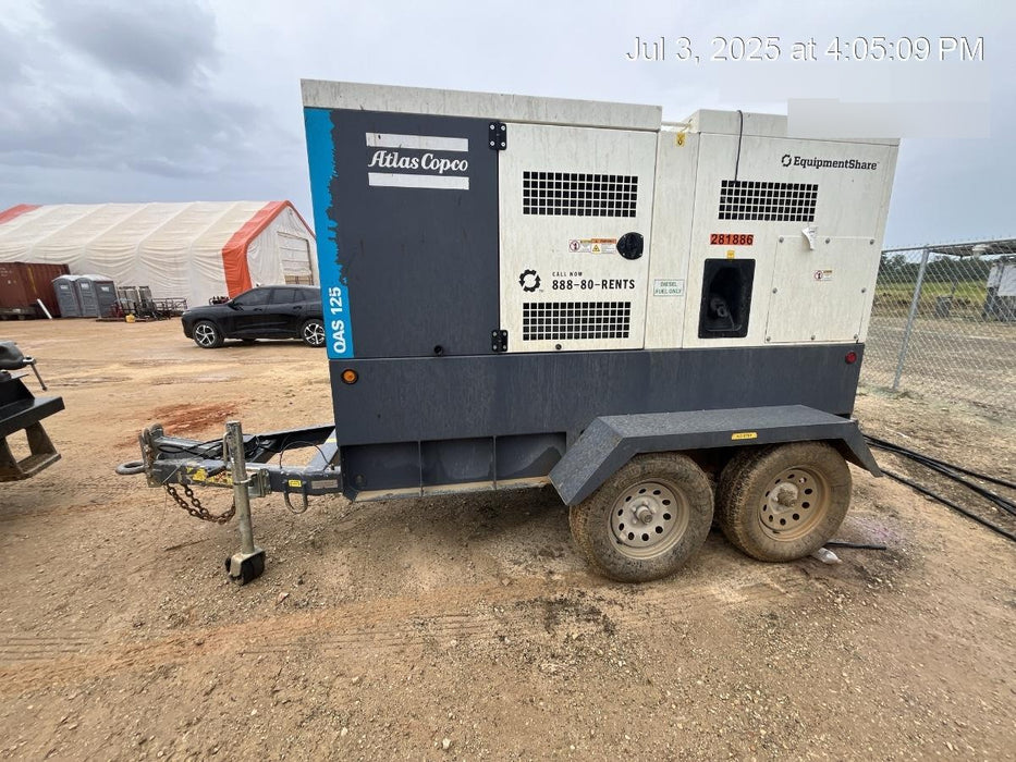 2022 ATLAS COPCO QAS 125