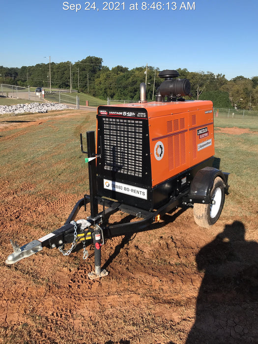 2021 Lincoln Electric Vantage 549X Ready Pak 3, ORANGE (includes trailer, cable rack, fender light kit)