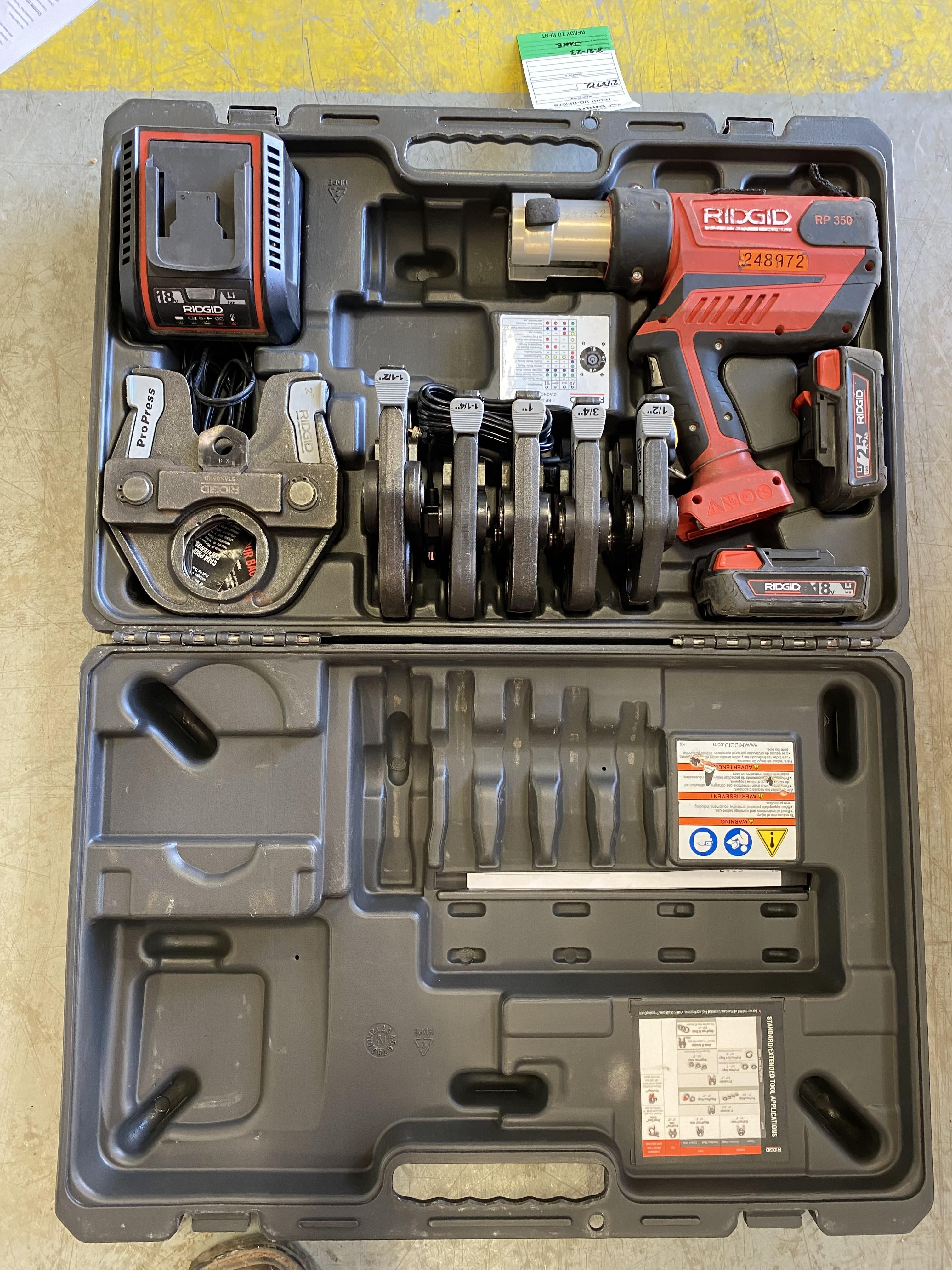 2022 RIDGID RP350