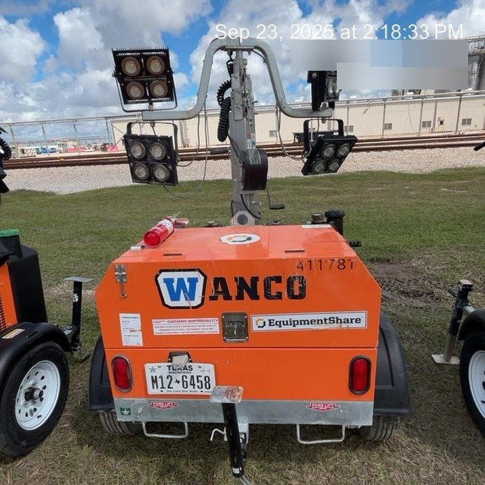 2024 Wanco WLTT-4MM4K Diesel, Deep Sea Controller, Shore Power Plug, Auto Start, (4) 350W LED Floodlights, 4kW Generator, 60 Gal Fuel Tank, 2" Ball, T3
