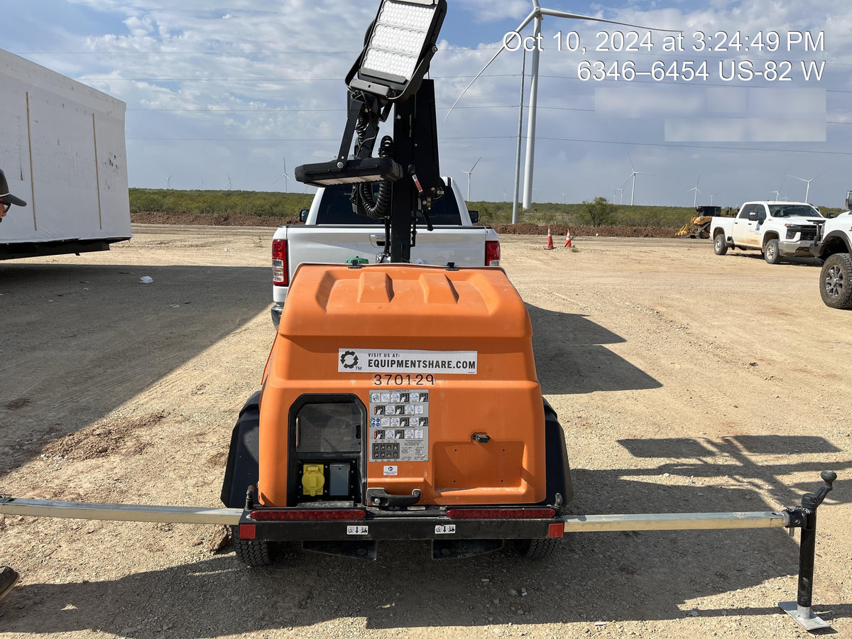 2023 Generac MLT2 Diesel, Flex Switch 120V Input, Powerzone Controller, 
(4) 320W LED Lights, 4kW Generator, 39.9 Gal Fuel Tank, 2" Ball, T3