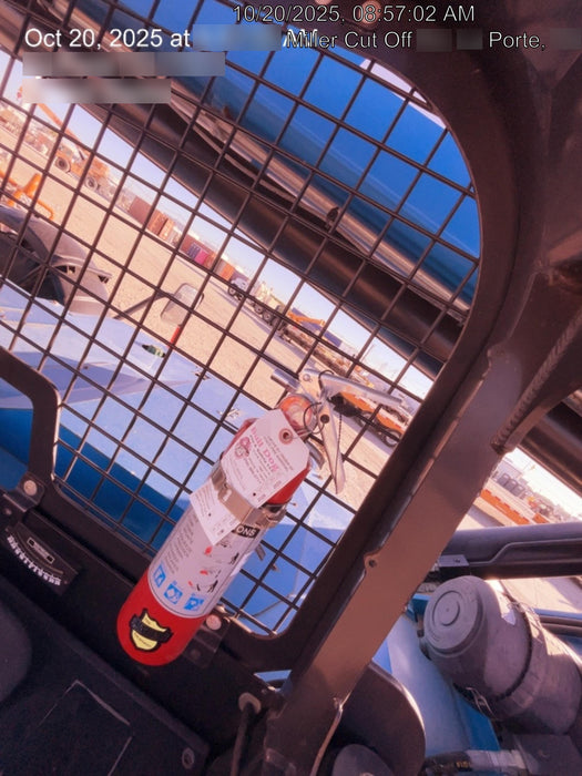 2018 Genie GTH-1056 Genie GTH-1056 w/Open ROPS, Solid Tires, Work Light/Beacon, 60" Carriage and Forks