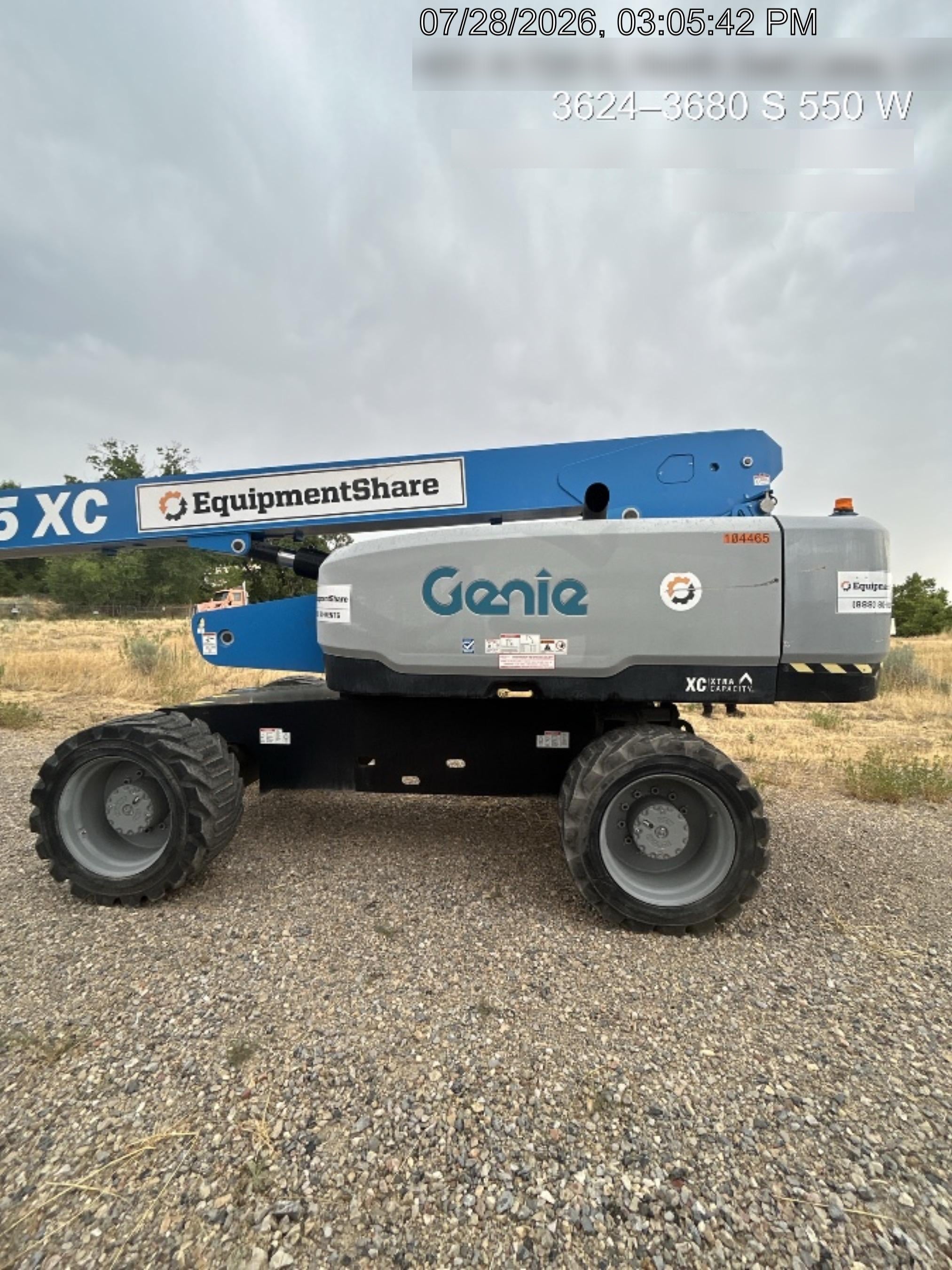 2020 GENIE S-85 XC