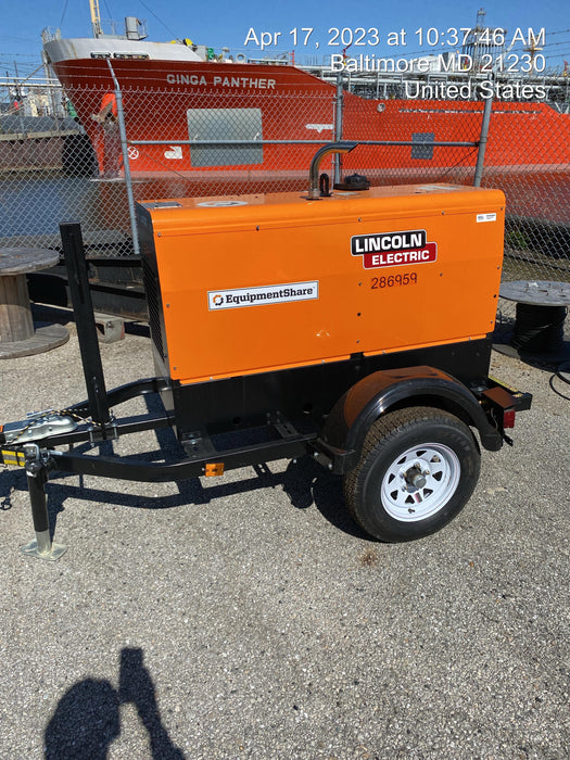 2022 Lincoln Electric LE400 Kubota V1505, Trlr, Cable Rack, Light Kit, ES Decals, T3