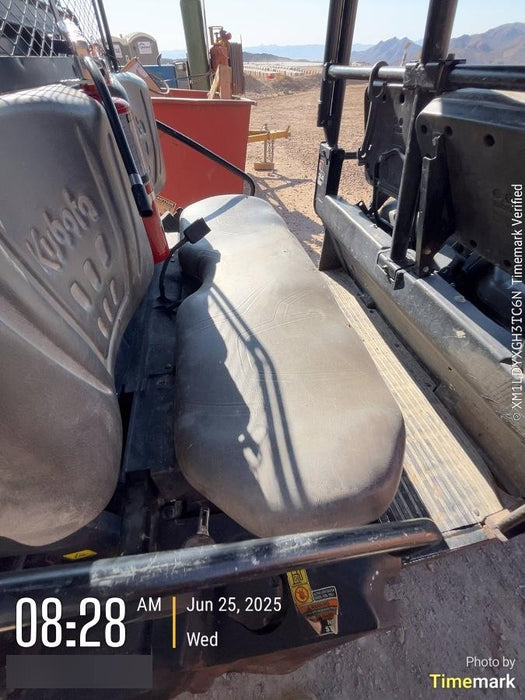 2022 Kubota RTV-X1140W-H Plastic Canopy, Windshield Acrylic Clear, LED Strobe Light, Wire Harness Kit, Back up Alarm