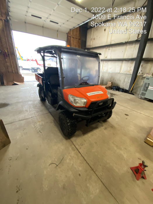 2022 Kubota RTV-X1140W-H Plastic Canopy, Windshield Acrylic Clear, LED Strobe Light, Wire Harness Kit, Back up Alarm