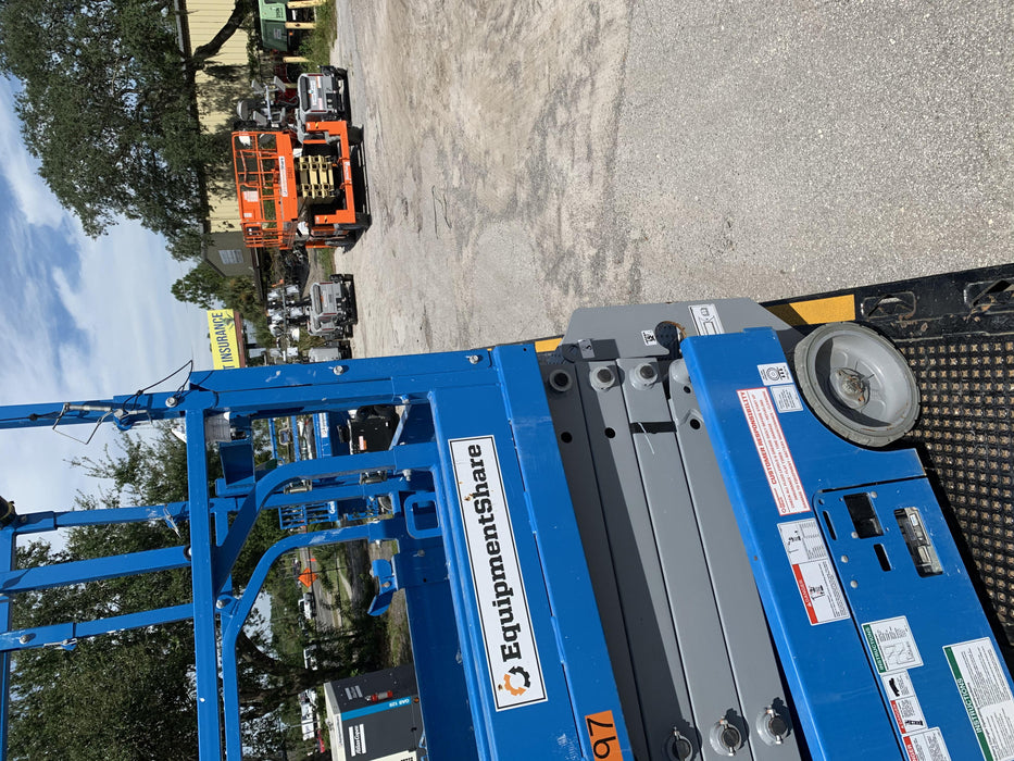 2020 Genie GS-1930 Solid Non Marking Tires, Beacon, Folding rails with half height swing gate