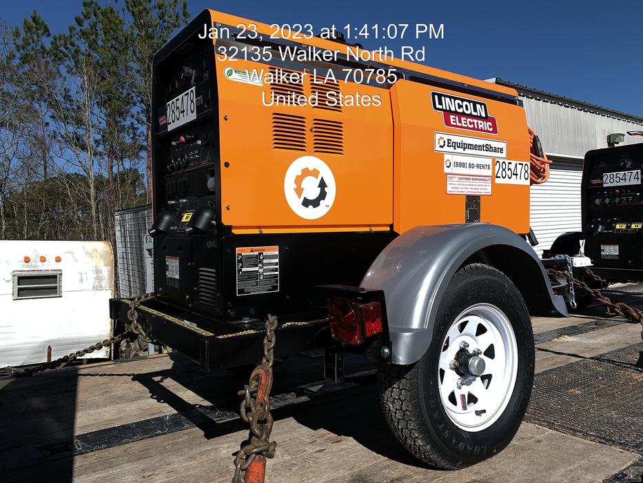 2022 Lincoln Electric LE400 Kubota V1505, Trlr, Cable Rack, Light Kit, ES Decals, T3