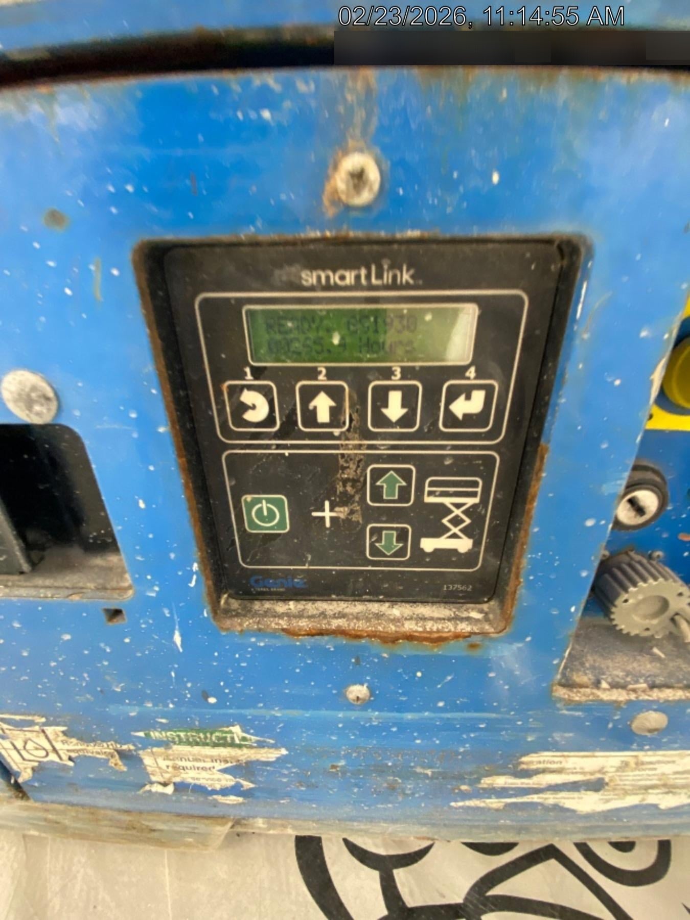 2019 Genie GS-1930 Fixed Rails with Chain Entry