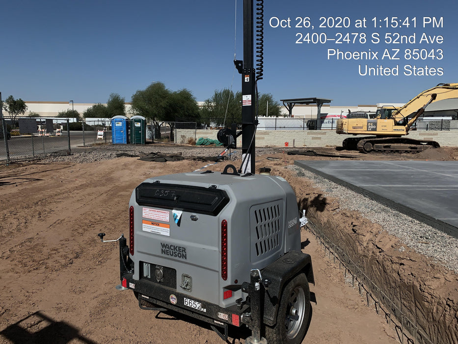 Wacker Neuson LTV6K LED Lighting 300W- Vertical Mast