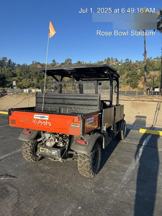 2021 Kubota RTV-X1140W-H Plastic Canopy, Windshield Acrylic Clear, LED Strobe Light, Wire Harness Kit, Back up Alarm
