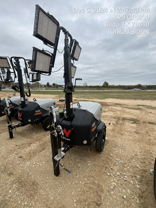 2024 Wacker Neuson LTT4 Diesel, Kohler KDW702, Deep Sea Controller, Auto Start, LED 320W, Bypass Outlet, T3