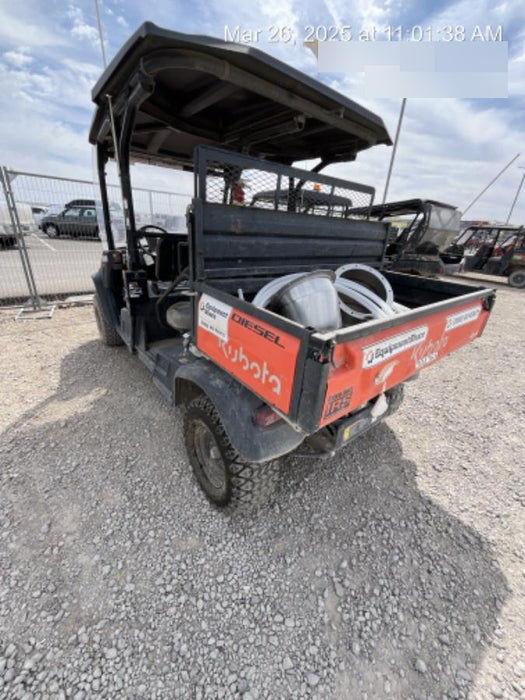 2022 Kubota RTV-X1140W-H Plastic Canopy, Windshield Acrylic Clear, LED Strobe Light, Wire Harness Kit, Back up Alarm