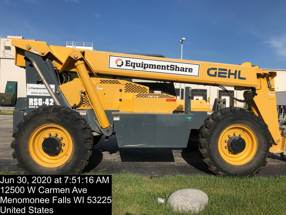 2015 Gehl RS6-42 Standard Rental Specs
