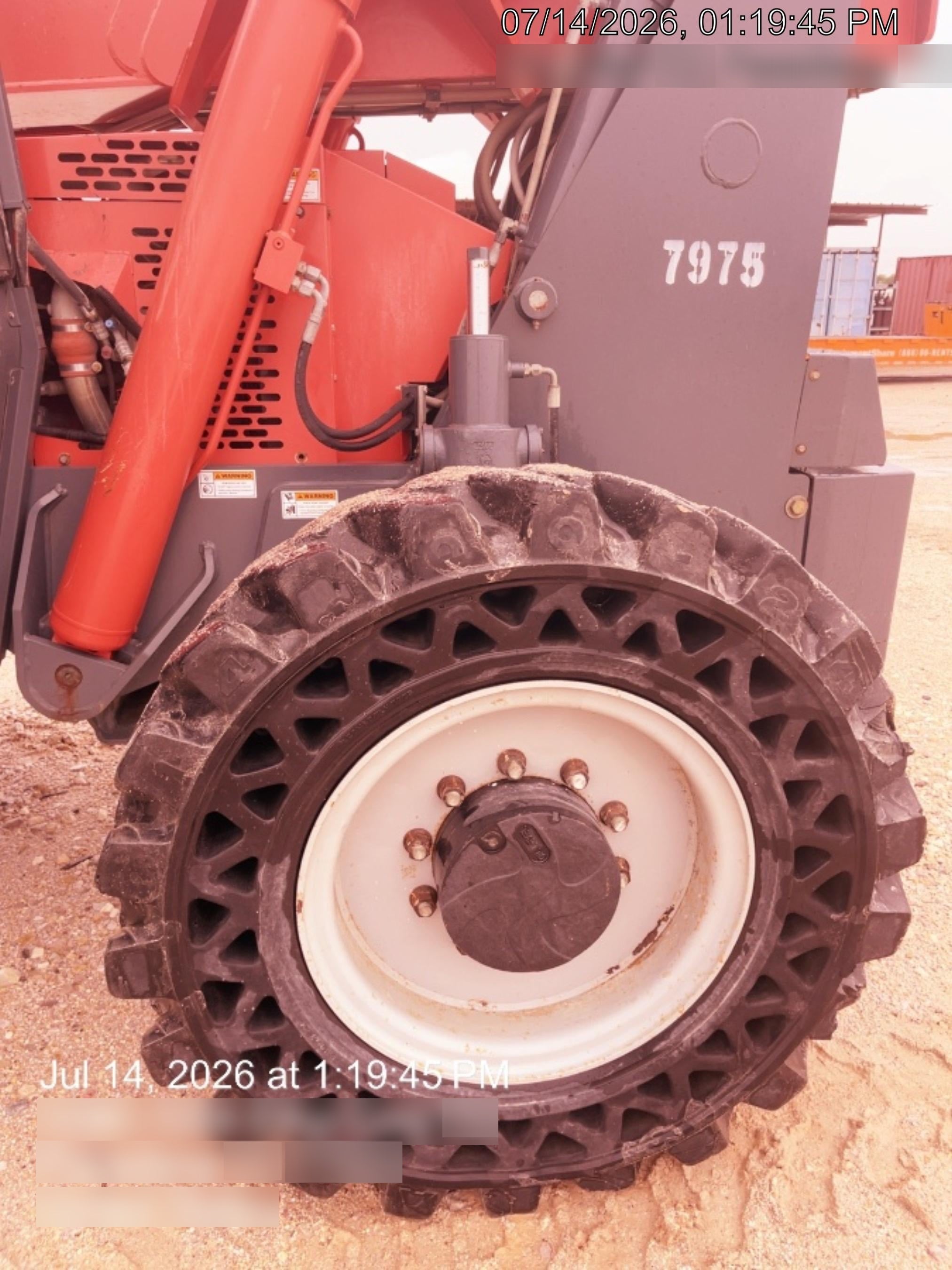 2018 Manitou MTA10055 Manitou MTA 10055 w/Cab/Heat/AC, Work Lights/Strobe, Aux Hyd, Solid Tires, Lift Hook, 66" Carriage, 60" Forks